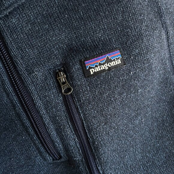Patagonia 1/4-zip navy Better Sweater M 10 - Picture 3 of 10